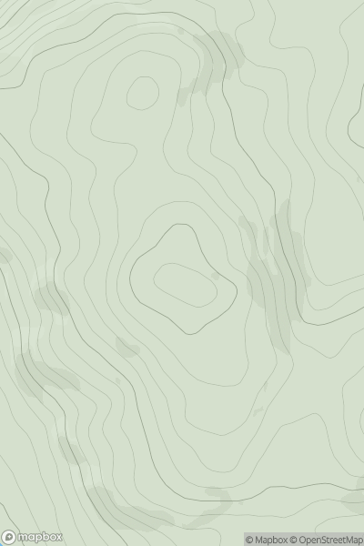 Thumbnail image for Woodhead Hill [The Glenkens to Annandale] showing contour plot for surrounding peak